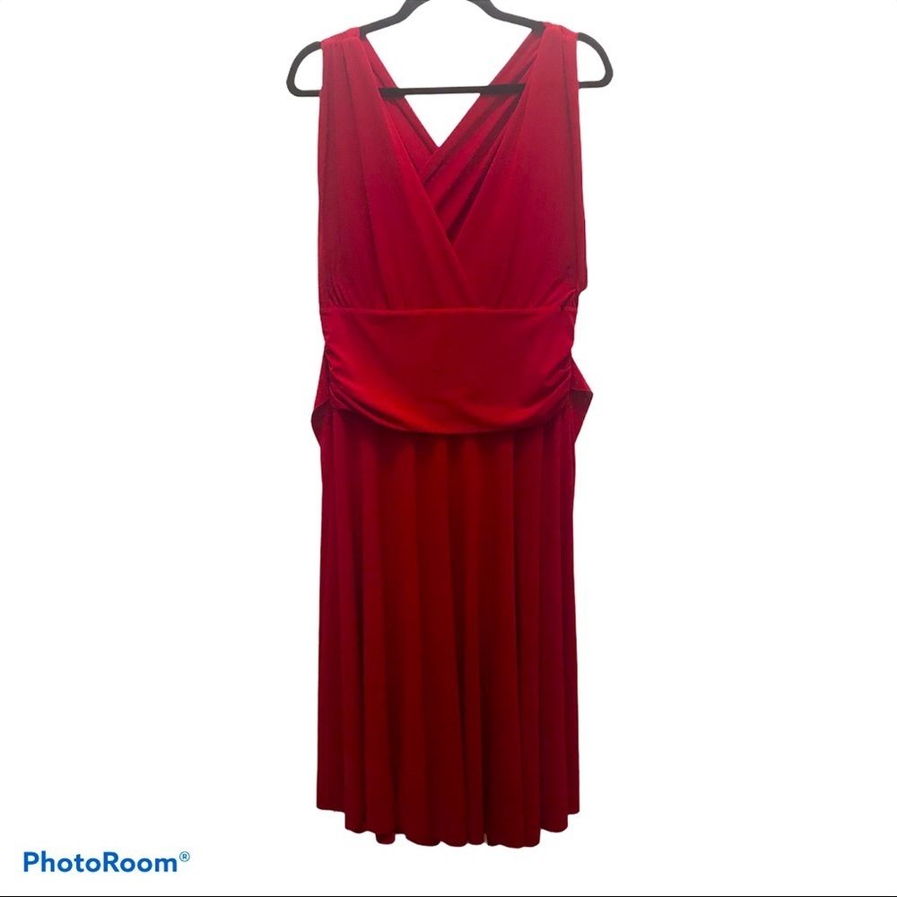 Sugar Clothing | Red Jersey Knit Dress